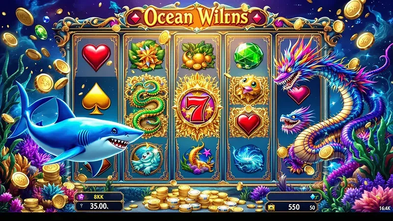 Visual permainan tembak ikan mobile di PROSLOT