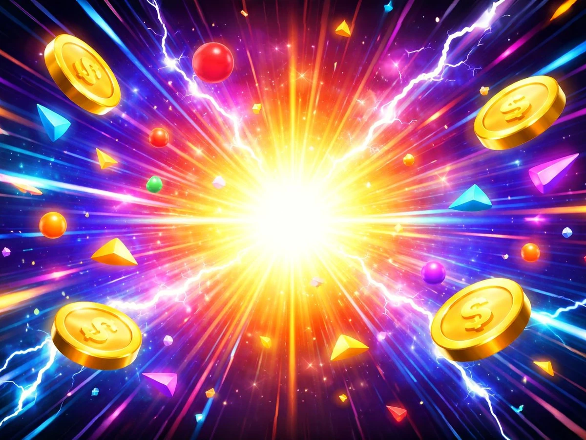 Visual permainan slot PROSLOT dengan tema hiburan modern